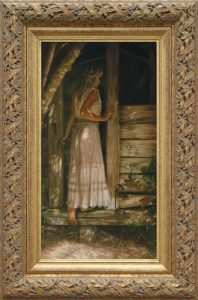 Echoes of Yesterday framed - Oil on Belgian Linen 29 1/4″ x 15 1/2″ 742 mm x 394 mm Available as Giclee Print