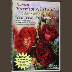 Watercolor painting DVD or video download: 'One-on-One Watercolor Workshops' by Susan Harrison-Tustain - for all skill levels